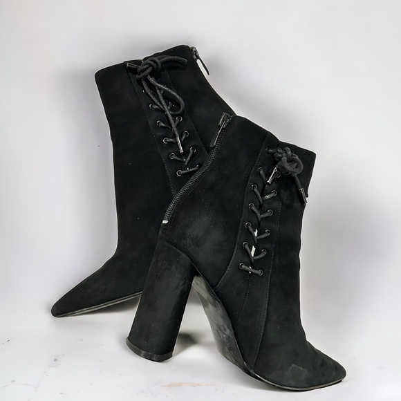 KENDALL AND KYLIE Black Suede Ankle Boots in Women's Size 7 - Picture 9 of 11
